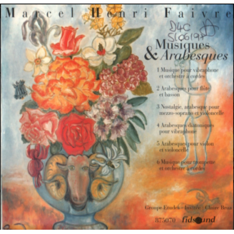 FAIVRE - Dedieu - Musique pour vibraphone et orchestre à cordes..